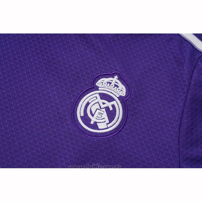 Chandal del Real Madrid Manga Corta 2025-2026 Purpura - Pantalon Corto